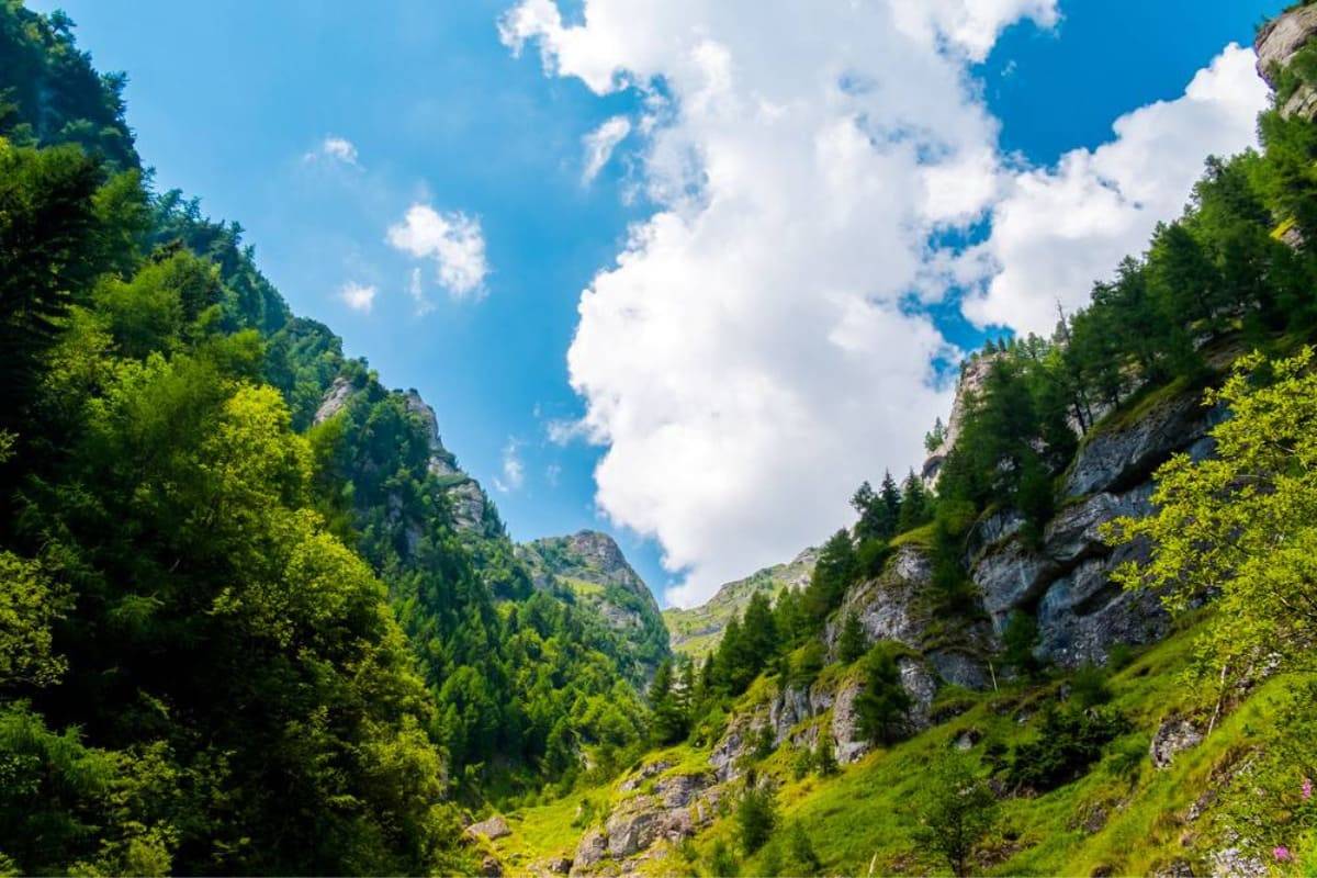 traseu montan in Busteni, Romania