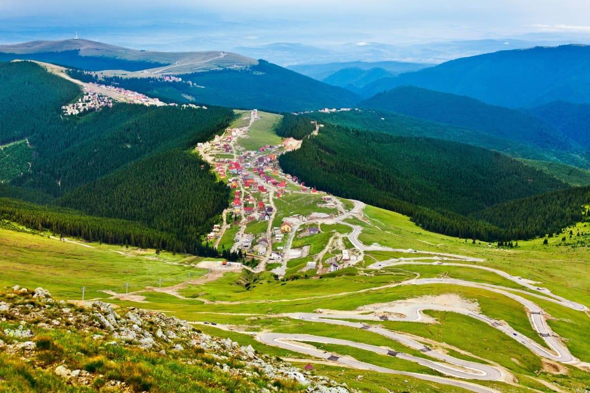 Imagine cu statiunea Ranca in Muntii Parang