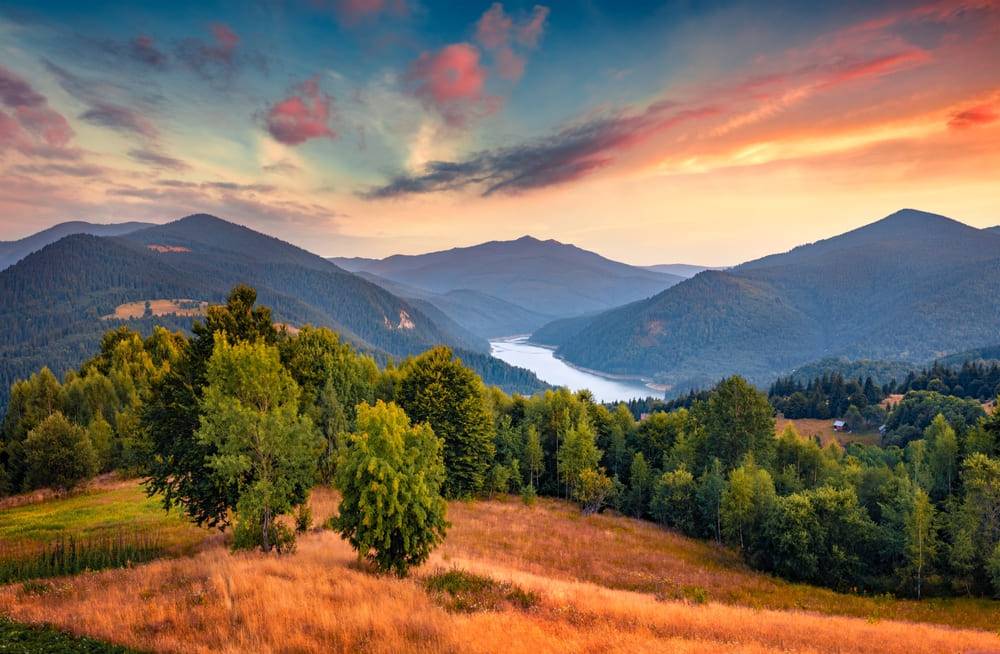 Peisaj montan din Muntii Apuseni