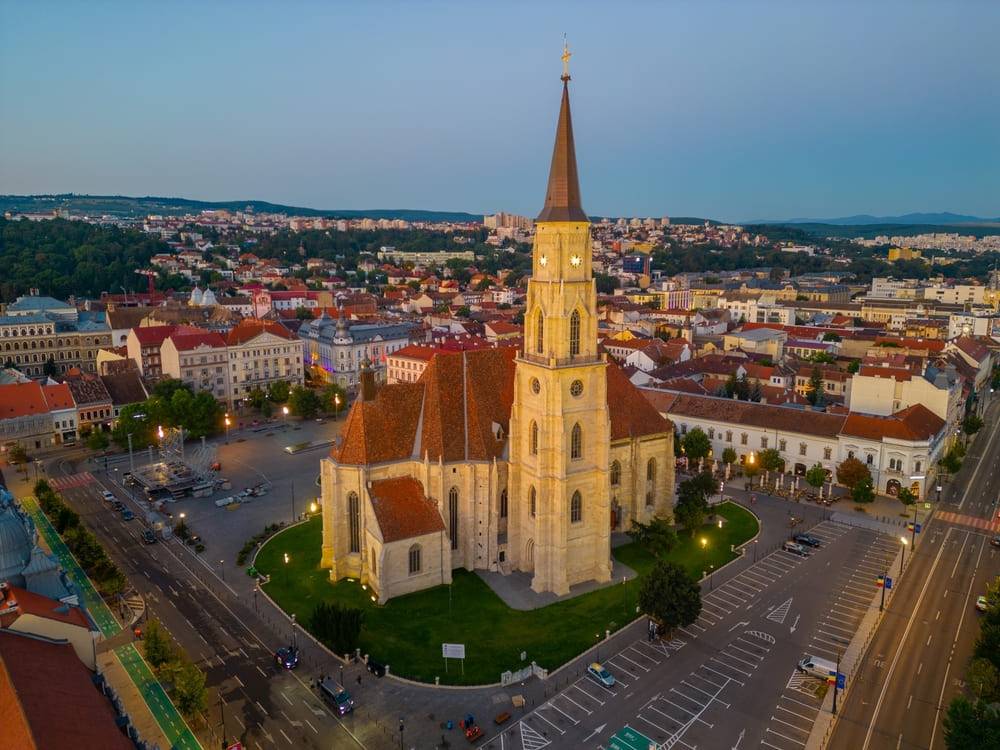 Vedere panoramica a orasului Cluj-Napoca