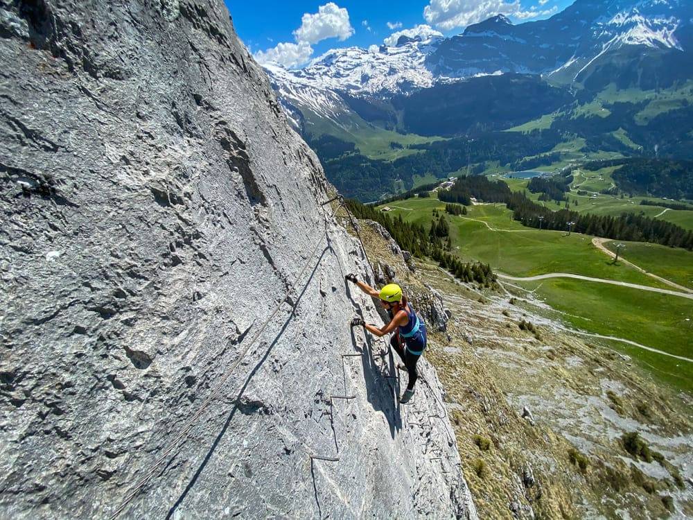Imagine cu Via Ferrata „White Wolf” din Baia de Fier, Gorj