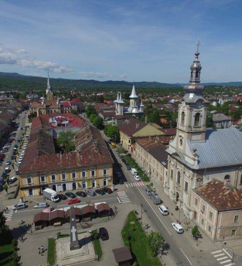 Imagine cu centrul orasului Sighetu Marmatiei