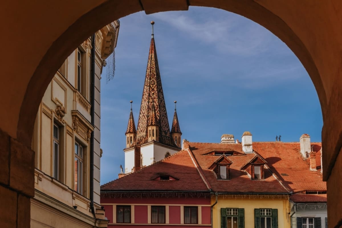 Piata istorica in Sibiu