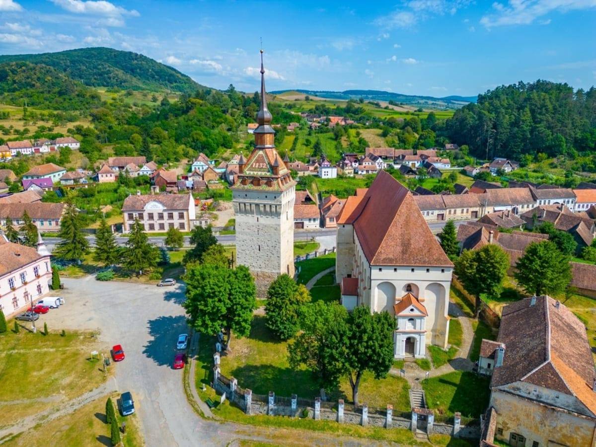Turn cu ceas in Saschiz, judetul Mures
