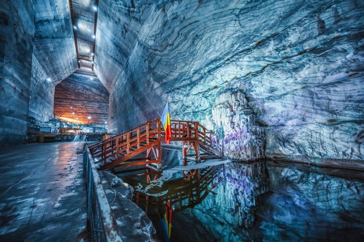 interiorul salinei Slanic Prahova